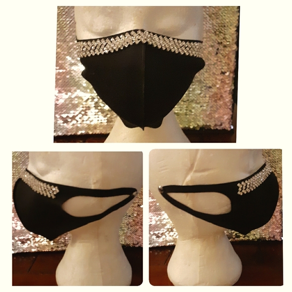 💥NEW JEWELED FACE MASK - Picture 1 of 4